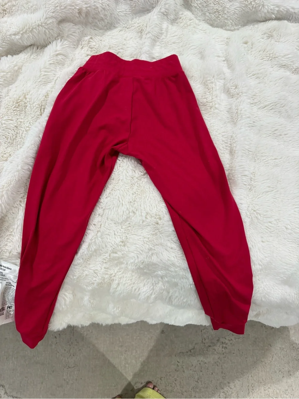 NVGTN Red Jogger Pants with White Drawstring-